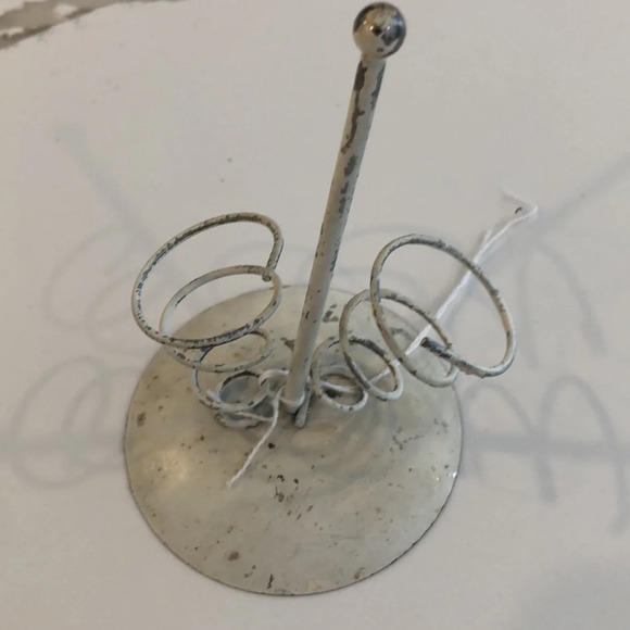 Ice cream  cone salt and pepper shakers vintage Amber glass with nesting station - Picture 6 of 12